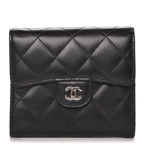 chanel small compact wallet|Chanel zipped wallet small.